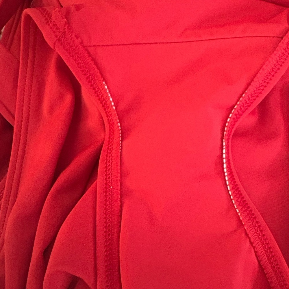 Andie Women's Tulum Crossback One Piece Swimsuit Cherry Red XXL 2X - Picture 7 of 8
